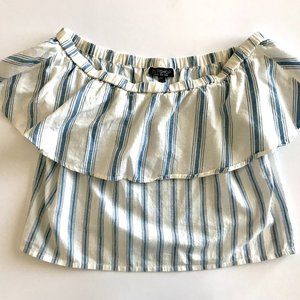 Striped Off-the-shoulder top